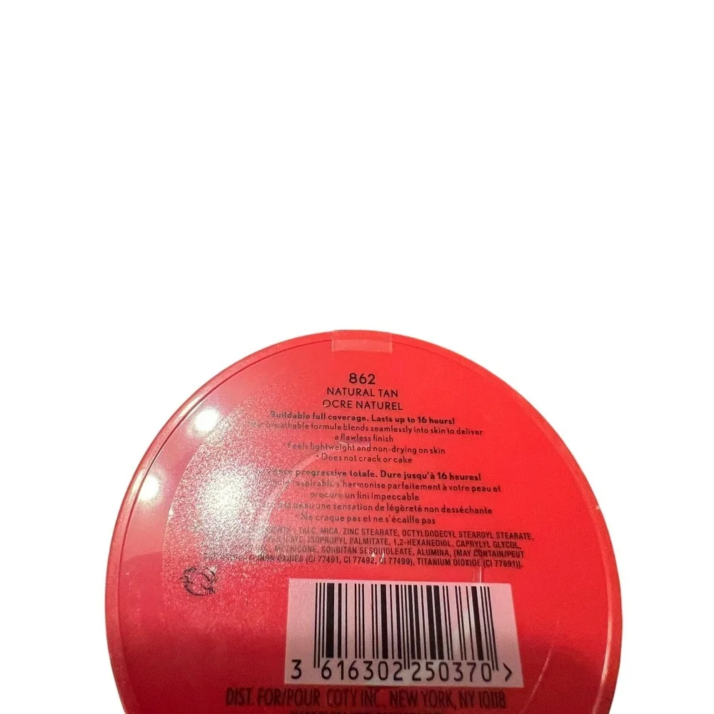 COVERGIRL Outlast Extreme Wear‎ Pressed Powder Natural Tan 862 Full Coverage